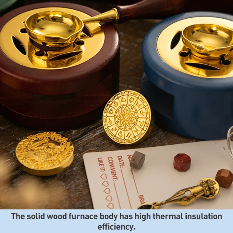 EDA006344801A_1.webp AS303 European Style Fire Paint Seal Stamp Furnace DIY Handbook Sealing Tool - Image 2