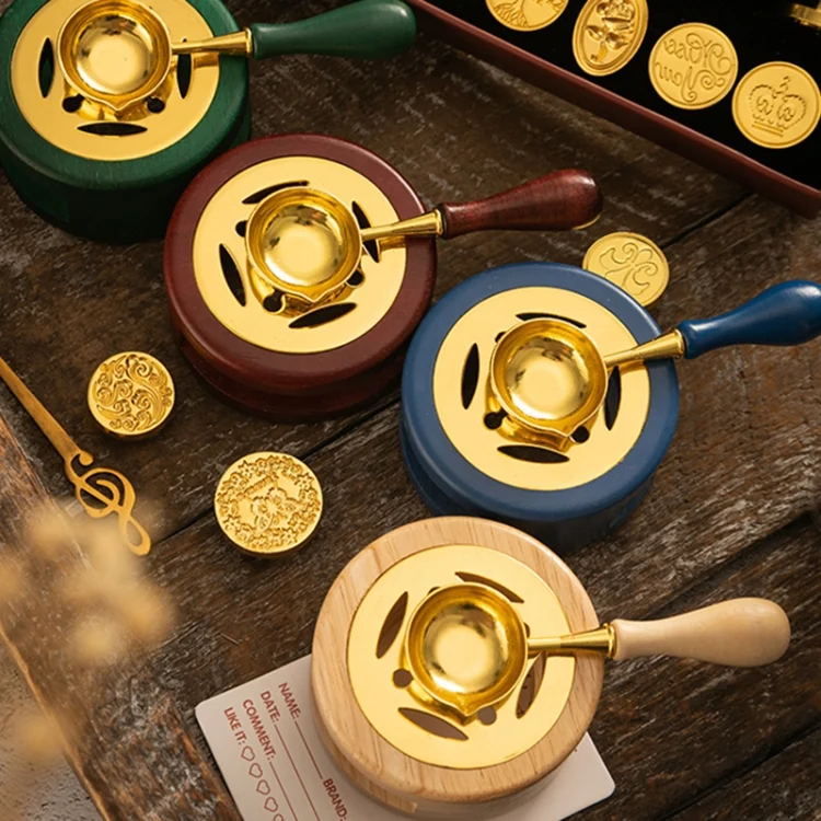 EDA006344801A_2.webp AS303 European Style Fire Paint Seal Stamp Furnace DIY Handbook Sealing Tool - Image 3