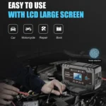 FOXSUR 8A 12V 24V Car / Motorcycle Smart Battery Charger - Image 3
