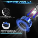 N4 1 Pair H4 Car mini Bifocal LED Lens Headlight - Image 8