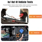 KONNWEI KW218 2.4 inch Color Screen Car Battery Tester - Image 6