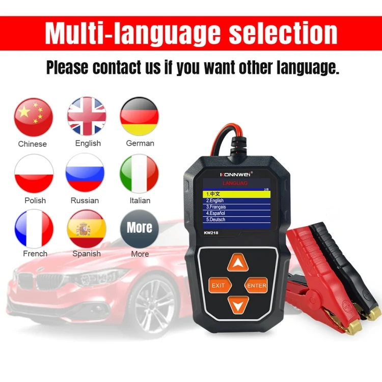 EDA006360801A_6.webp KONNWEI KW218 2.4 inch Color Screen Car Battery Tester - Image 7