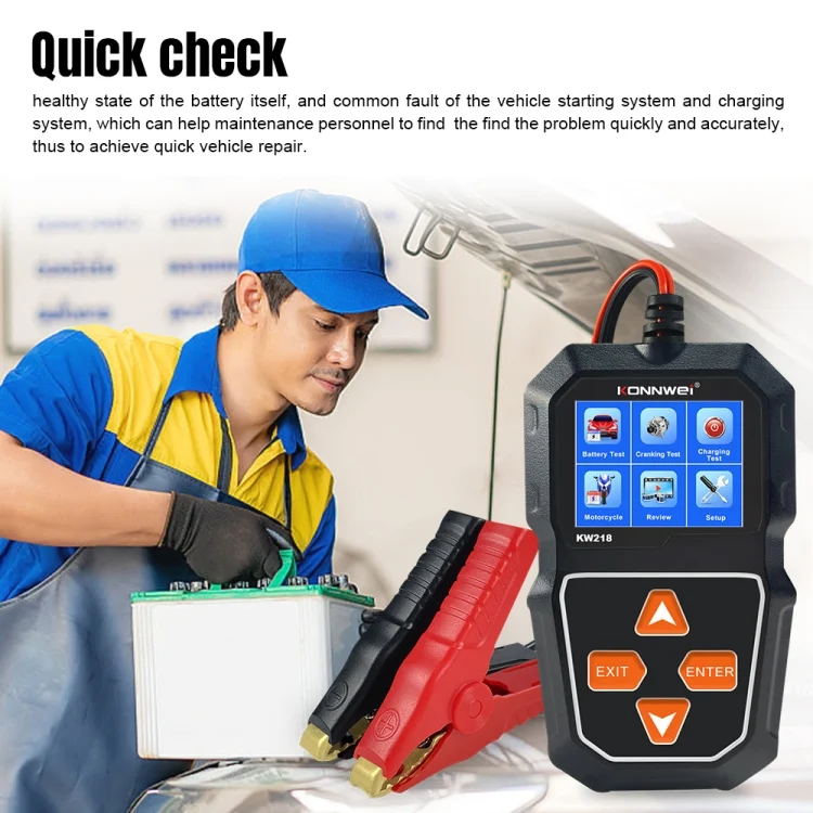 EDA006360801A_9.webp KONNWEI KW218 2.4 inch Color Screen Car Battery Tester - Image 10