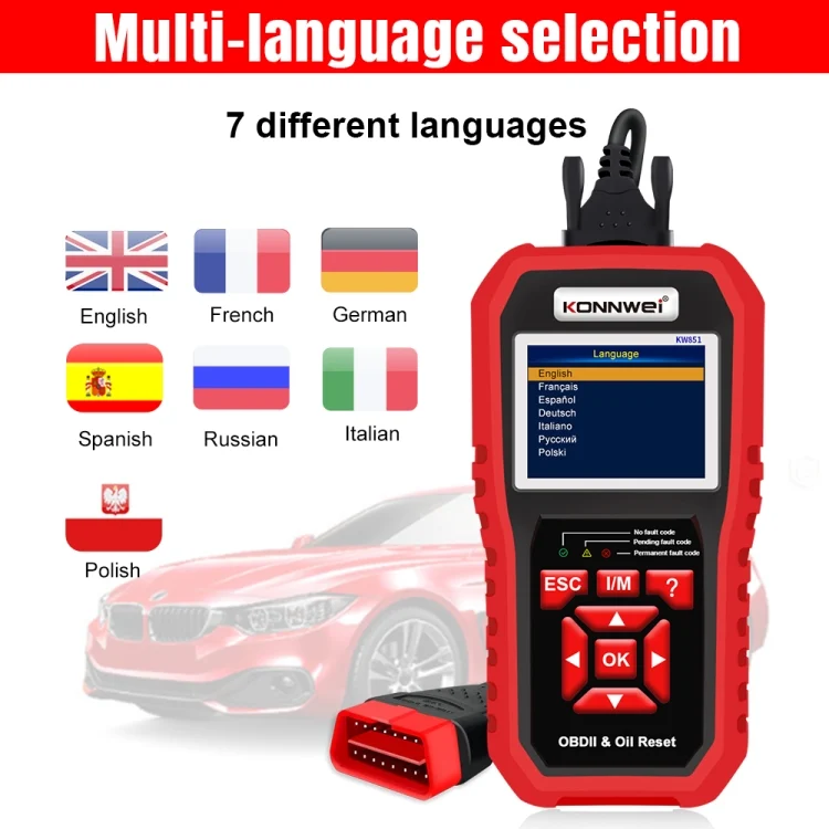 EDA006361101A_12.webp KONNWEI KW851 2 in 1 Car OBDll Scanner Diagnostic Tool Oil Service Light Reset - Image 13