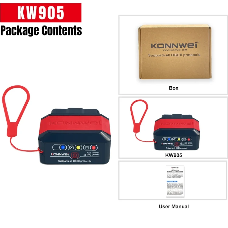 EDA0063617_B8.webp KONNWEI KW905 Bluetooth 5.0 Car OBD2 Scanner Support Android & iOS - Image 9