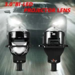 T01 1 Pair 3 inch Car Bifocal LED Lens Headlight, Left Driving - Image 2