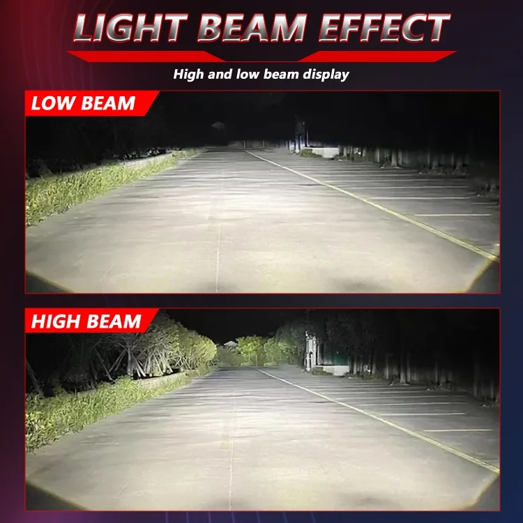 EDA006388901A_7.webp T01 1 Pair 3 inch Car Bifocal LED Lens Headlight, Left Driving - Image 8
