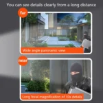 Q820 6MP 10X Binocular Zoom Dual Light Source Outdoor IP67 Waterproof WiFi Camera - Image 6