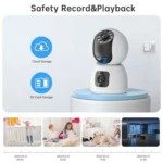 Y6203 4MP Zoom HD Indoor Waterproof Smart WiFi Camera - Image 12
