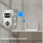 Q8216 4MP Two-way Voice Outdoor IP66 Waterproof WiFi Camera - Image 3