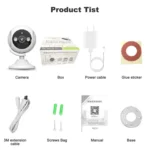 CM-I310M 3MP 180 Degree Panoramic Smart PTZ WiFi Surveillance Camera - Image 11