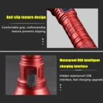 812-BT90 50W Spotlight 3000LM USB Rechargeable LED Flashlight - Image 7