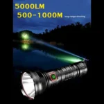 812-BT90 50W Spotlight 3000LM USB Rechargeable LED Flashlight - Image 9