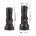 819 T20 1000LM USB Rechargeable LED Flashlight - Image 2