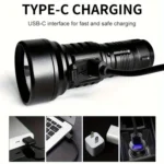 819 T20 1000LM USB Rechargeable LED Flashlight - Image 5