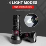 819 T20 1000LM USB Rechargeable LED Flashlight - Image 6