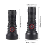 829 T40 1000LM USB Rechargeable LED Flashlight - Image 2