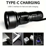 829 T40 1000LM USB Rechargeable LED Flashlight - Image 5