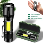 A10 Mini 395nm Ultraviolet Ray Detection Lamp COB Flashlight - Image 6