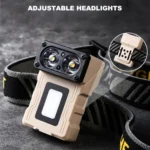 HW-213 Multi-function Rotating Sensing Cap Clip Work Light - Image 13