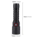 813 T40 1200LM USB Rechargeable LED Flashlight - Image 2