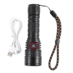 813 T40 1200LM USB Rechargeable LED Flashlight - Image 4