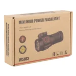W5183 4 LEDs Highlight Mini Rechargeable Flashlight - Image 4