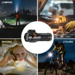 W5183 4 LEDs Highlight Mini Rechargeable Flashlight - Image 9