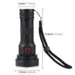 W5201-1 19 LEDs 3200LM Super Bright Rechargeable Flashlight - Image 2