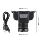 HL-03 Intelligent Induction Zoom Headlight Work Light - Image 3