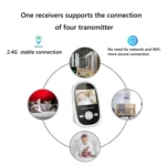 SM25 2.4 inch LCD Screen Baby Monitor Care Camera - Image 12