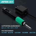 Aifen A11 Portable USB Charging Soldering Station with C210 Handle - Image 9