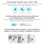 Xiaomi CW500 5MP Outdoor IP66 Waterproof Support Two-way Voice WiFi Camera, US Plug - Image 12
