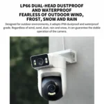 Xiaomi CW500 Dual Camera 8MP Outdoor IP66 Waterproof Support AI Detection Two-Way Voice WiFi Camera, US Plug - Image 5
