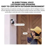 Xiaomi CW500 Dual Camera 8MP Outdoor IP66 Waterproof Support AI Detection Two-Way Voice WiFi Camera, US Plug - Image 9
