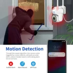 ESCAM PT305 2MP HD Motion Detection WiFi Intelligent Dual-light Source Camera - Image 6