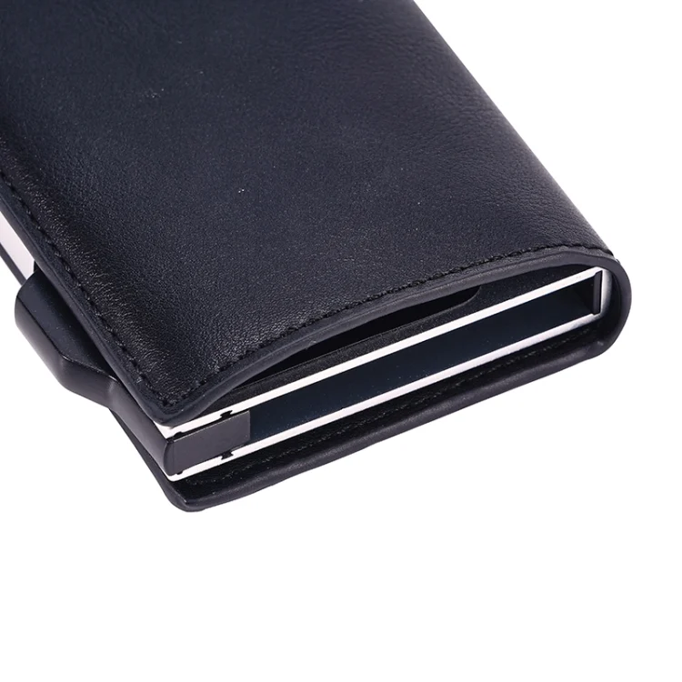 EDA006523701A_6.webp FY2406 RFID Anti-magnetic Crazy Horse Texture PU Card Bag - Image 7