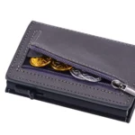FY2409 RFID Anti-magnetic Cross Texture PU Triple Fold Card Bag - Image 6