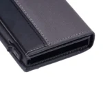 FY2409 RFID Anti-magnetic Cross Texture PU Triple Fold Card Bag - Image 7