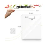 YX111 Acrylic Fruit Vegetable Cutting Board with Anti-slip Pad - Image 2