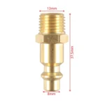 2pcs / Set Car 1/4NPT Brass American Style Pneumatic Chuck - Image 5
