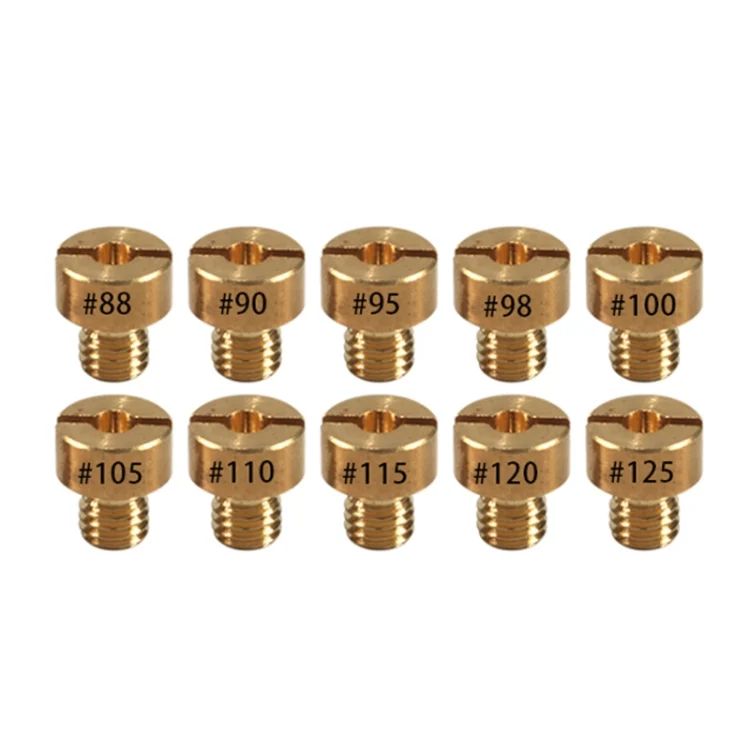 10pcs / Set Motorcycle Carburetor Nozzle for VM22-VM26 / 125CC-250CC