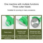 21V Portable Rechargeable Electric Lawn Mower Weeder - Image 8