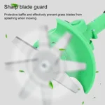 42V Portable Rechargeable Electric Lawn Mower Weeder - Image 4