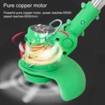 42V Portable Rechargeable Electric Lawn Mower Weeder - Image 6