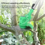 42V Portable Rechargeable Electric Lawn Mower Weeder - Image 10