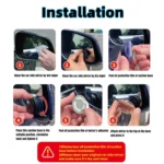 3R 3R-357 Car Suction Cup Auxiliary Side View Mirror Round Blind Spot Mirror - Image 5