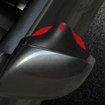 3R 3R-157 2 in 1 Car Auxiliary HD Blind Spot Mirror with Carbon Fiber Texture Rain Shield - Image 4