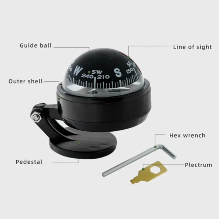 EDA0066738_1.webp Nisa LC500 Car Compass Ball Car Decoration - Image 2