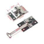 2pcs / Set Vans / RVs / Trucks 4 inch Stainless Steel Door Hook with Screws - Image 4